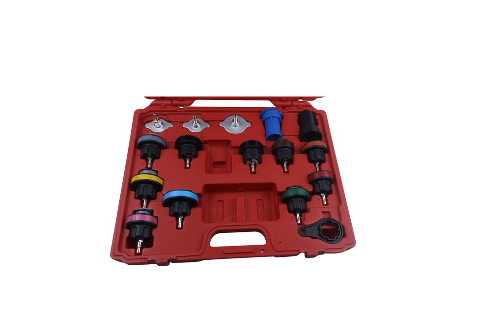 SET DE PROBADOR DEL SISTEMA DE REFRIGERACION 18 PCS PLASTICO 