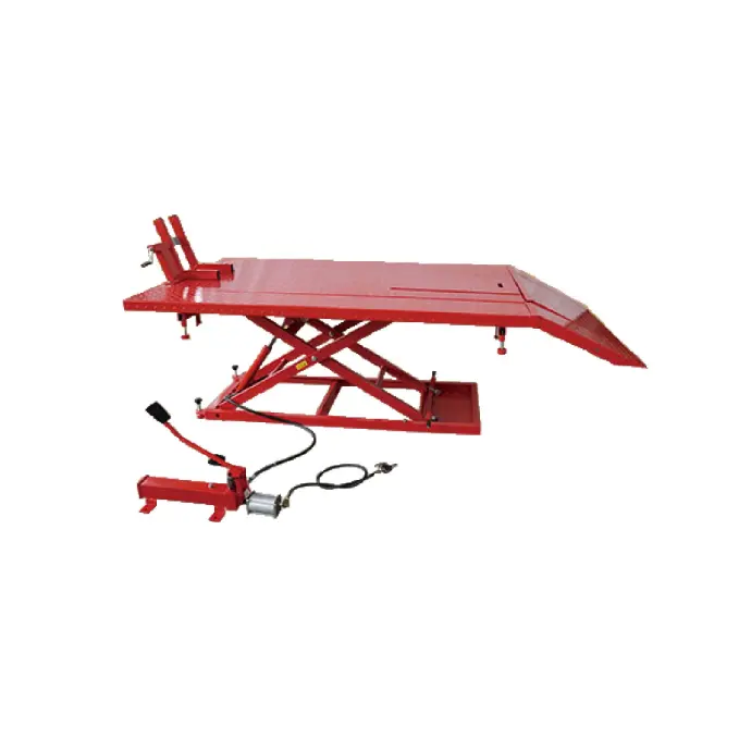 RAMPA HIDRAULICA NEUMATICA DE 1500 LBS PARA MOTOS 