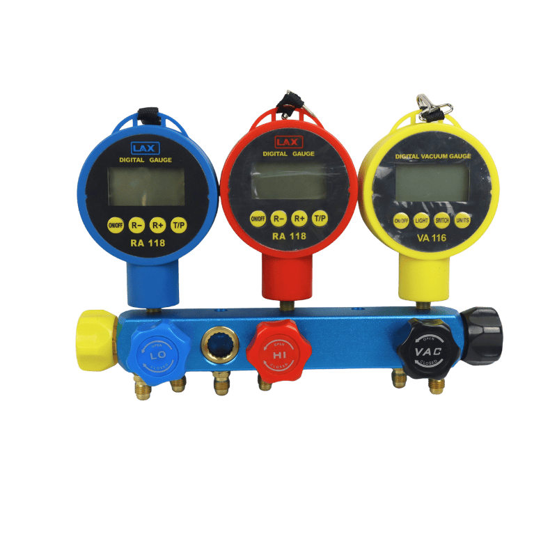 MANOMETROS 5 VALVULAS DIGITAL                     