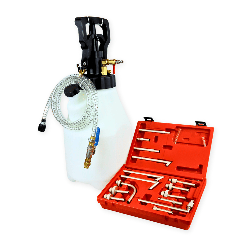 SET DE 17 PIEZAS PARA LLENADO DE SISTEMAS DE LIBRICACION